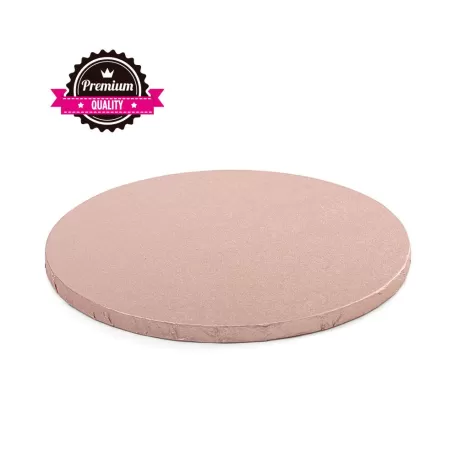 Sottotorta tondo rosa antico Ø 30xh 1,2 cm - Decora