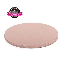 Sottotorta tondo rosa antico Ø 35xh 1,2 cm - Decora