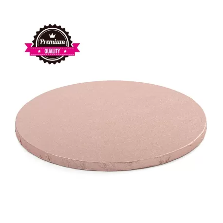 Sottotorta tondo rosa antico Ø 35xh 1,2 cm - Decora