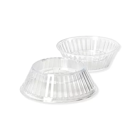 Cf 5 pz base uovo crystal mm 100xh 36 mm per uovo 350 gr - Decora