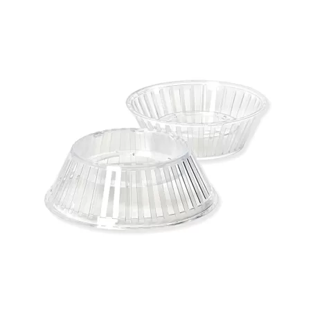 Cf 5 pz base uovo crystal mm 100xh 36 mm per uovo 350 gr - Decora