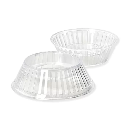 Cf 3 pz base uovo crystal mm 145xh 50 mm per uovo 750 gr - Decora