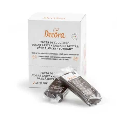 Pasta di zucchero cacao 100 g - Decora