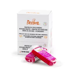 Pasta di zucchero fucsia 100 g - Decora