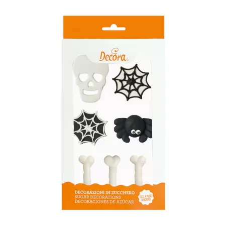 Cf 7 decorazioni in zucchero scary - Decora