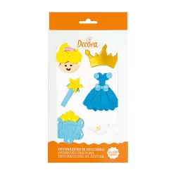 Cf 6 principessa turchese in zucchero - Decora