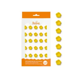 Cf 30 fiorellini piccoli gialli - Decora