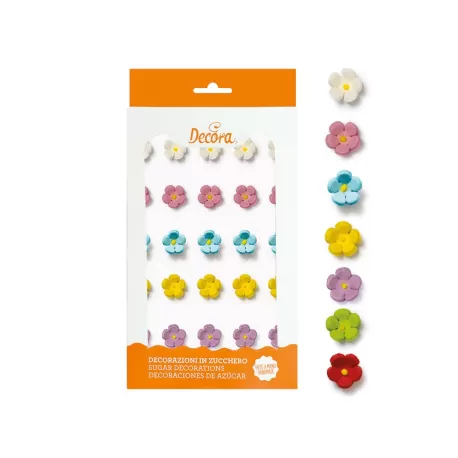 Cf 30 fiorellini piccoli assortiti - Decora