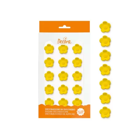 Cf 16 fiorellini medi gialli - Decora