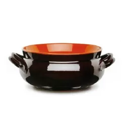Casseruola umidiera 2 maniglie Cm.18 terracotta