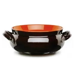 Casseruola umidiera 2 maniglie Cm.20 terracotta