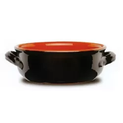Tegame 2 manici in terracotta Cm.30