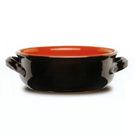 Tegame 2 manici in terracotta Cm.30