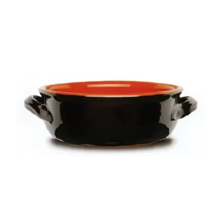 Tegame 2 maniglie in terracotta Cm.16