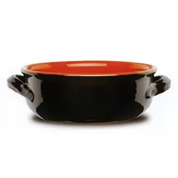 Tegame 2 maniglie in terracotta Cm.32