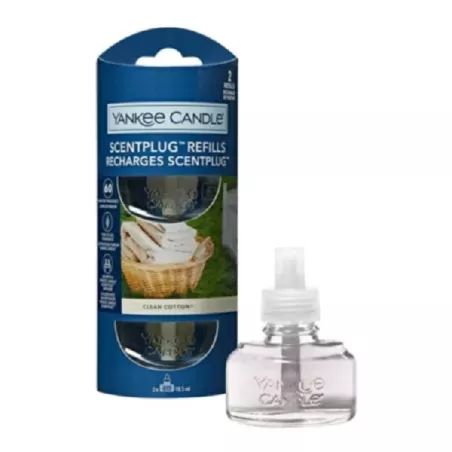 Clean Cotton, Ricarica per profumatore elettrico - Yankee Candle