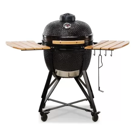 Barbecue a carbone in ceramica nero Media - Kamado Bono