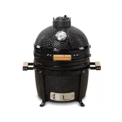 Barbecue kamado a carbone in ceramica nero Minimo - Kamado Bonov