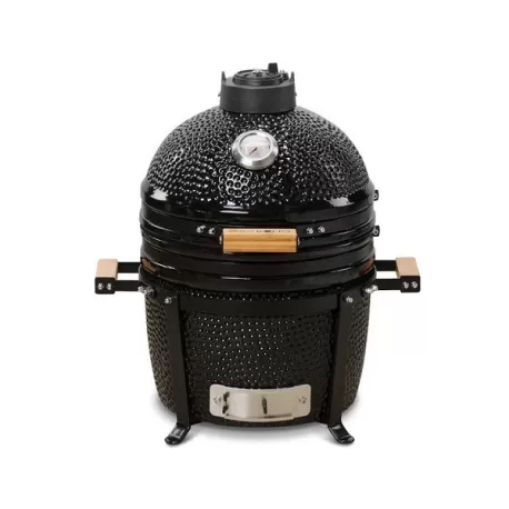 Barbecue kamado a carbone in ceramica nero Minimo - Kamado Bonov