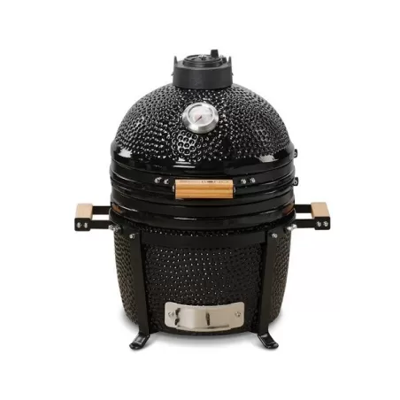Barbecue kamado a carbone in ceramica nero Minimo - Kamado Bonov