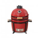 Barbecue a carbone in ceramica rosso Minimo - Kamado Bono