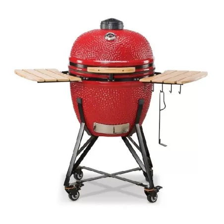Barbecue kamado a carbone in ceramica rosso Grande - Kamado Bono