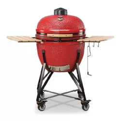 Barbecue kamado a carbone in ceramica rosso Limited - Kamado Bono