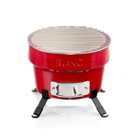 Barbecue a carbone in ceramica rosso Hibachi - Kamado Bono
