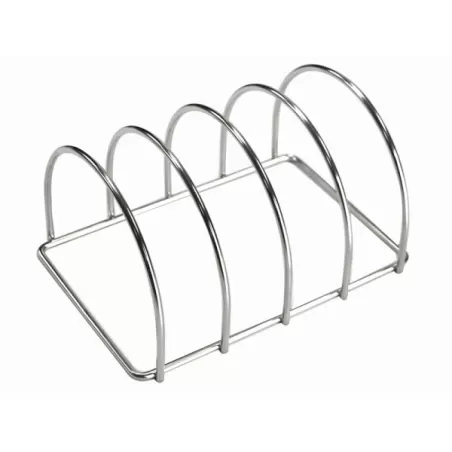 Supporto ribs in acciaio inox 4 posti - Texas Club