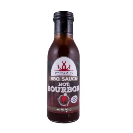 Salsa Bbq - Hot Bourbon - Gr.410 - Poppamies