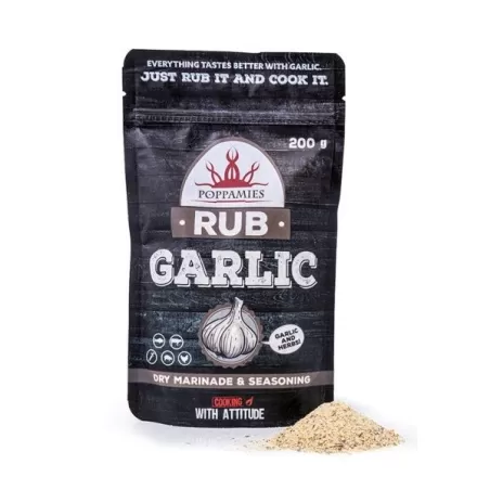 Bbq Rub - Garlic - Gr.200 - Poppamies