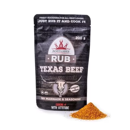 Bbq Rub - Texas Beef - Gr.200 - Poppamies