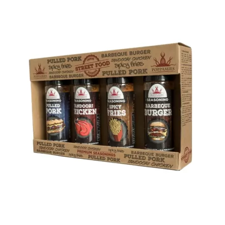 Bbq Rub - Street Food - 4xGr.100 - Poppamies