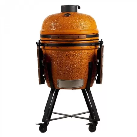 Barbecue kamado a carbone in ceramica arancione Large - Classe