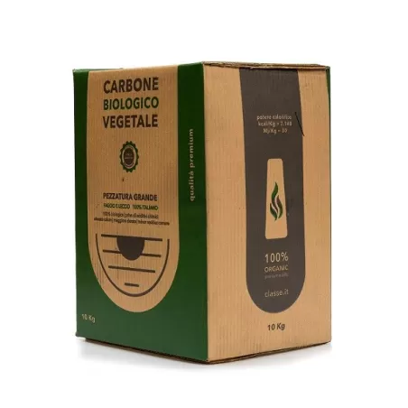 Carbone di Leccio 10Kg - 100% Italiano - Classe