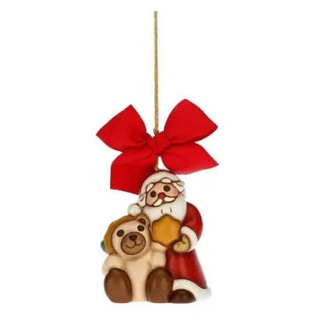 Addobbo natalizio Babbo Natale con Teddy maxi - Thun