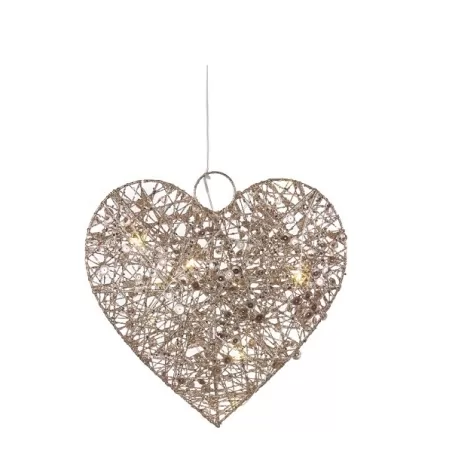 Sogni splendenti, Pendente cuore grande con led - L'oca Nera