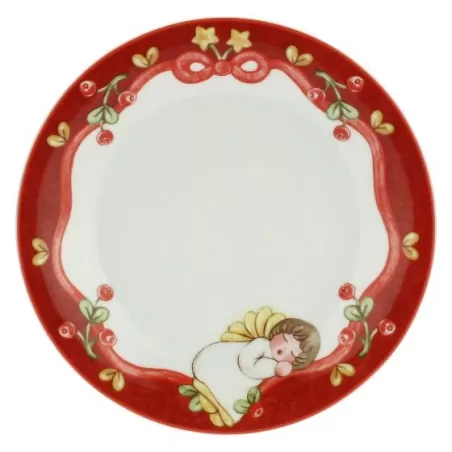 Piattino Sweet Christmas con angelo sognante - Thun