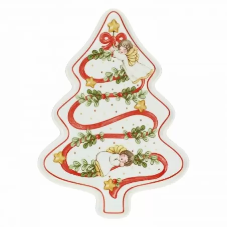 Piatto Sweet Christmas a forma di albero - Thun