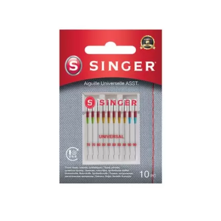 Aghi universali per macchine da cucire domestiche misura 70-80-90 - Singer
