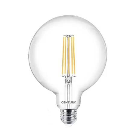 Lampadina zaffiro led globo E27 8W calda