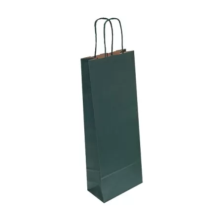 Borsa porta bottiglia 14x9x40 verde