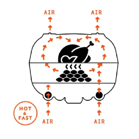 Barbecue a carbone Pk Grill & Smoker PK-360 (2boxes) Graphite - PK Grill