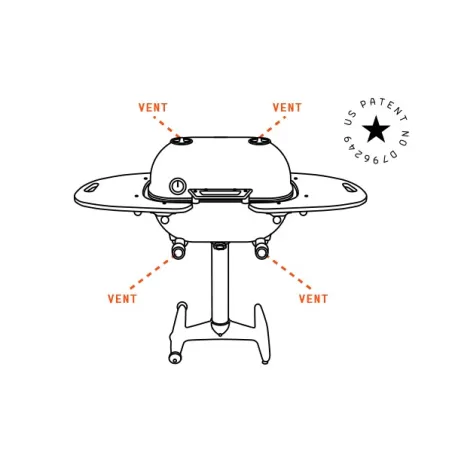 Barbecue a carbone Pk Grill & Smoker PK-360 (2boxes) Graphite - PK Grill