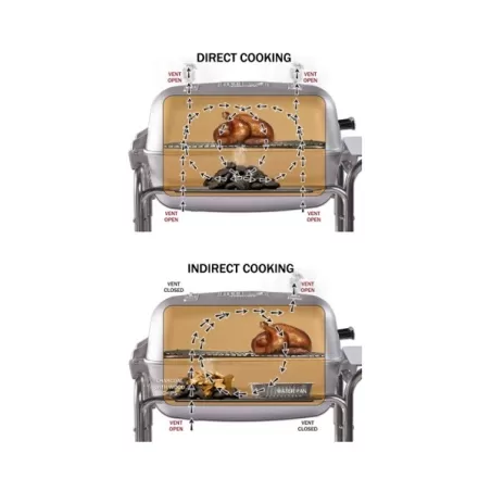 Barbecue a carbone Pk Grill & Smoker PK-TX Silver, standard grid - PK Grill