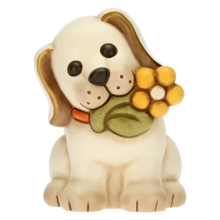Cagnolina Claire con fiore - Thun