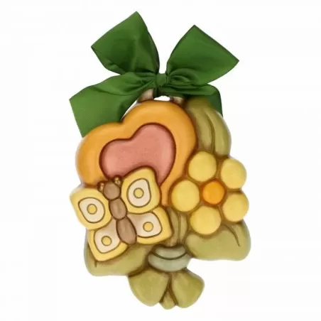 Formella cuore e farfalla media - Thun