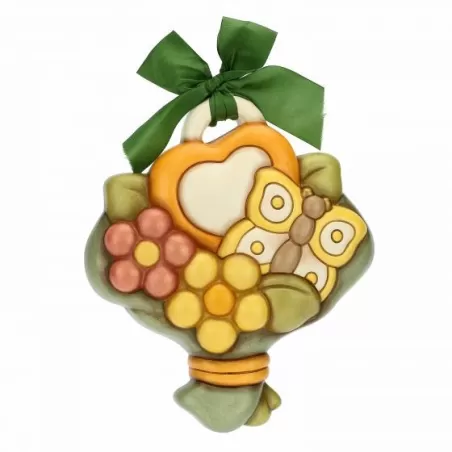 Formella mazzo di fiori grande - Thun