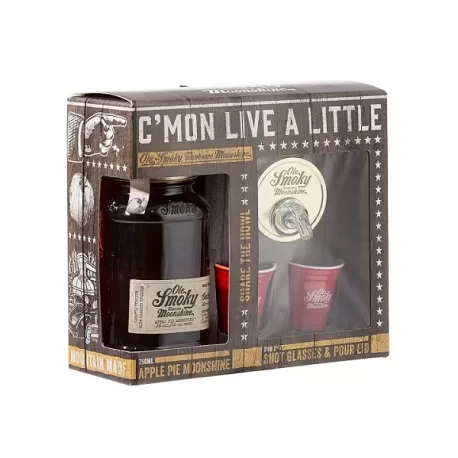 Moonshine Apple Pie - Torta di Mele Gift Box Ml. 700 - Ole Smoky Moonshine