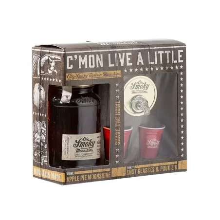 Moonshine Apple Pie - Torta di Mele Gift Box Ml. 700 - Ole Smoky Moonshine